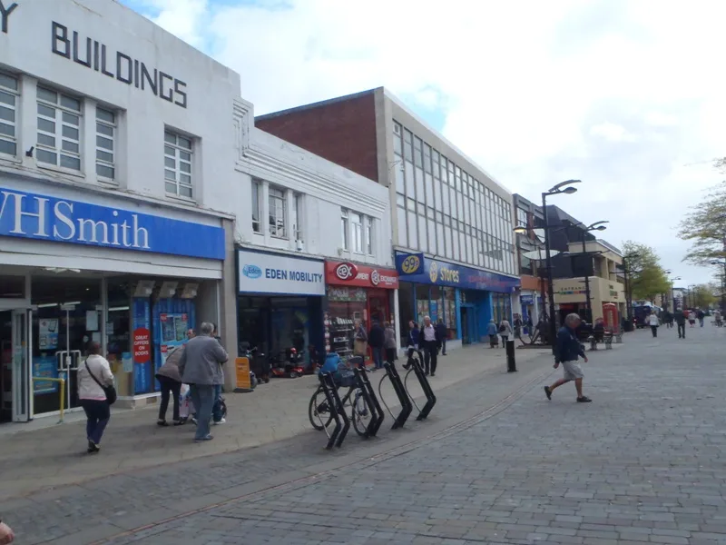 Shops on West Street, Fareham. Two of September's new companies give shop addresses further west along the same street