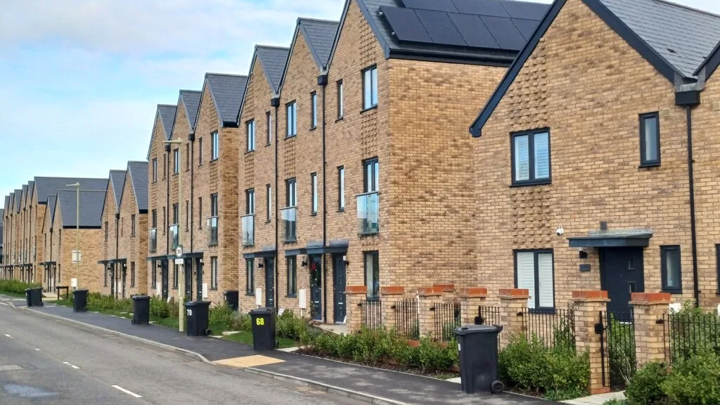 New homes on Bluebell Way, Whiteley. The relocated Henry Cort will serve Whiteley and North Whiteley from September 2027